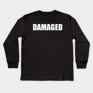 Damaged Kids Long Sleeve T-Shirt